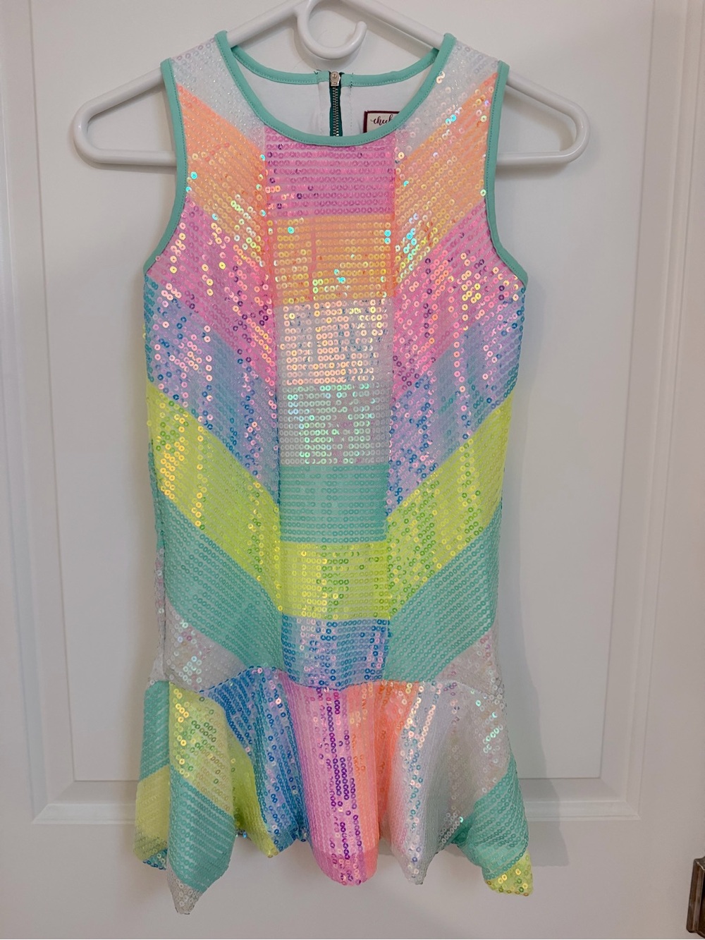 cheeky Plum Pastel Sequin Dress - Mint, Pink, Yellow, Blue, Peach